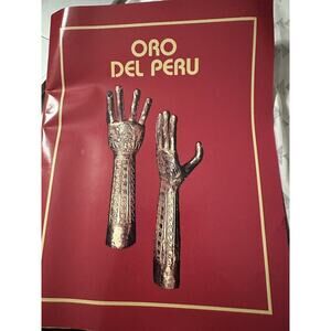 Oro Del Peru 1982 World's Fair museum exhibition program, book